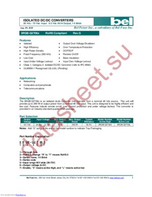 0RQB-Q2T065 datasheet  