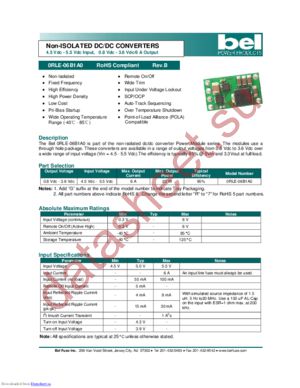 0RLE-06B1A0 datasheet  