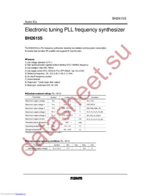 BH2615S datasheet  