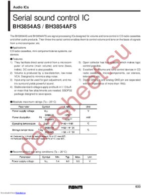 BH3854AFSE2 datasheet  