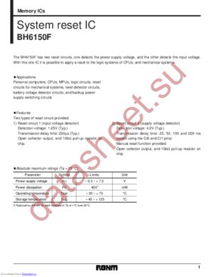 BH6150F-E2 datasheet  