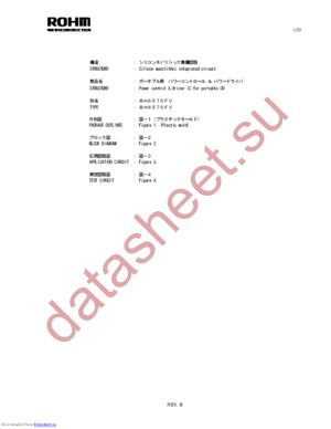 BH6575FV_11 datasheet  