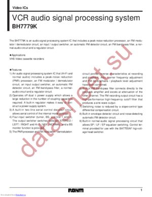 bh7779k datasheet  