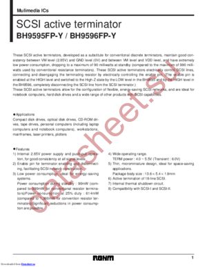 BH9595FP-YE2 datasheet  
