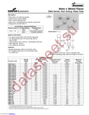 BK1/GMA-500R datasheet  