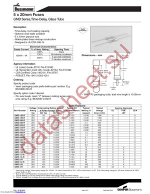 BK1/GMD-250-R datasheet  