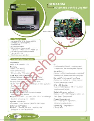 BEMA103A datasheet  