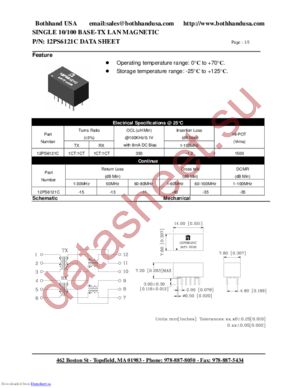 12PS6121C datasheet  