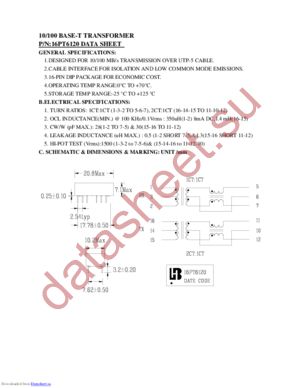 16PT6120 datasheet  