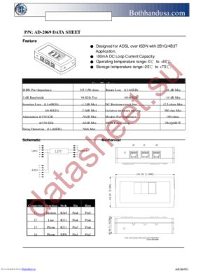 AD-2069 datasheet  