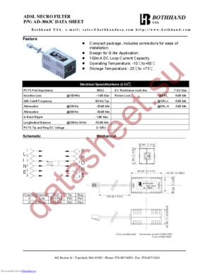 AD-3063C datasheet  