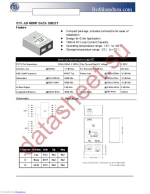 AD-8039F datasheet  
