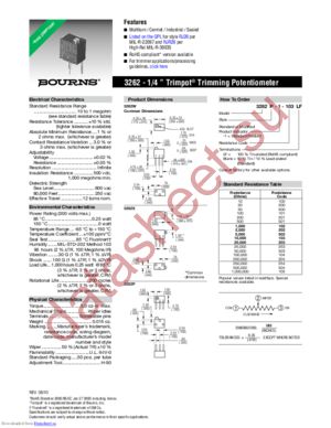 3262P-1-101 datasheet  