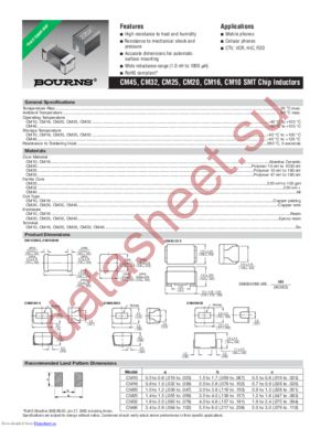 CM453232-390L datasheet  