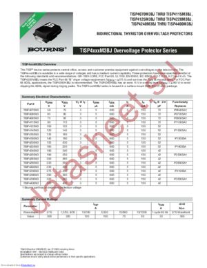 TISP4240M3BJ-S datasheet  