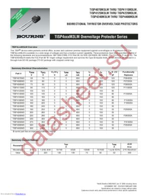 TISP4220M3LMFRS datasheet  