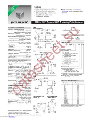 3269W-1-254LF datasheet  