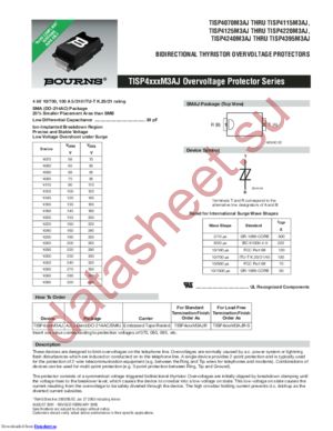 TISP4265M3AJR-S datasheet  