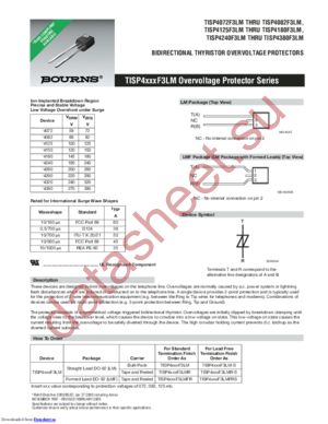 TISP4260F3LMFRS datasheet  