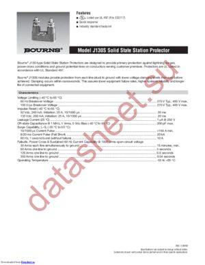 J130S datasheet  