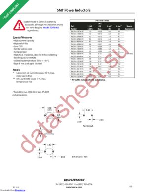 PM3316-100M-RC datasheet  