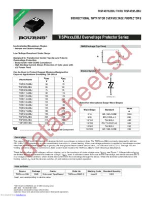 TISP4290J3BJR-S datasheet  