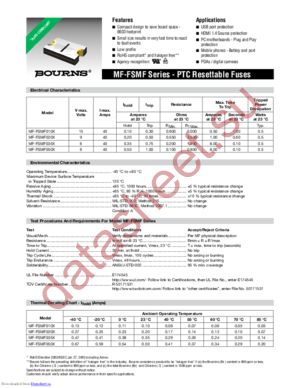 MF-FSMF010X-2 datasheet  