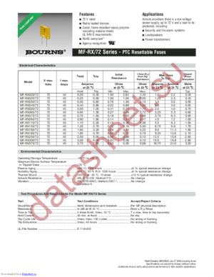 MF-RX375-72 datasheet  