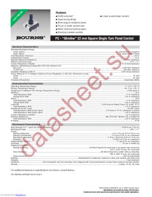 PCW1D-R24-EAB503L datasheet  