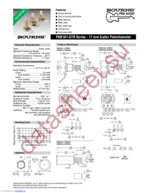 PDB181-GTR04-254A2 datasheet  