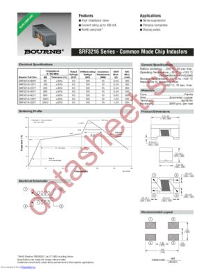 SRF3216-261Y datasheet  