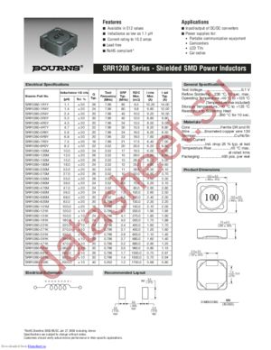 SRR1280-270M datasheet  