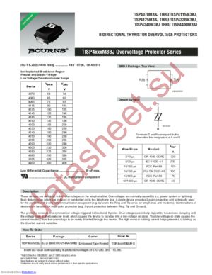 TISP4250M3BJR-S datasheet  