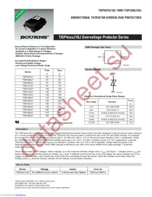 TISP4290J1BJR-S datasheet  