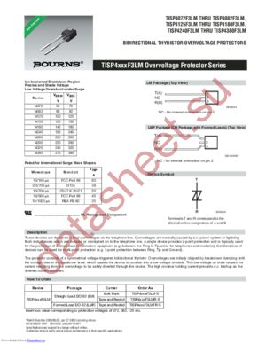 TISP4240F3LP-S datasheet  