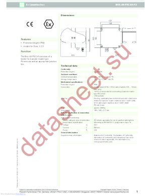 box-a9-pscan-f2 datasheet  