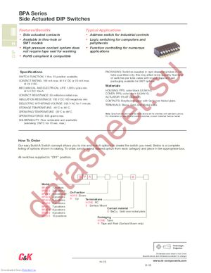 BPA09B datasheet  