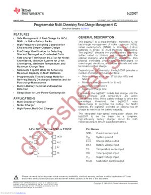 BQ2000TSN-B5TRG4 datasheet  