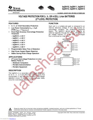 BQ29410_07 datasheet  