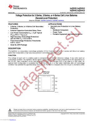 BQ29440_1 datasheet  