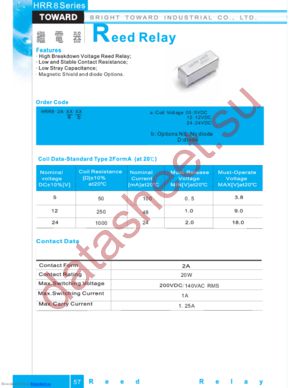 HRR8-2A-05-D datasheet  