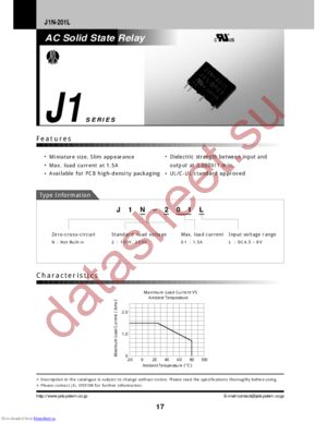 J1N-201L datasheet  