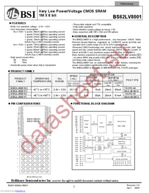 BS62LV8001-55 datasheet  