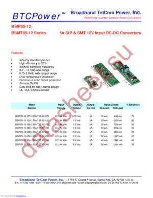 BSIP05-12-075 datasheet  