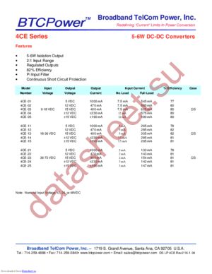 4CE-15 datasheet  