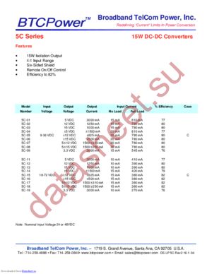 5C-01 datasheet  