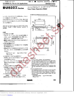 BU8322F datasheet  