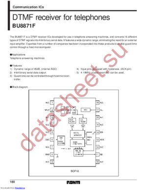 BU8871F-E2 datasheet  