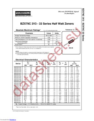 BZX79C22/D7 datasheet  