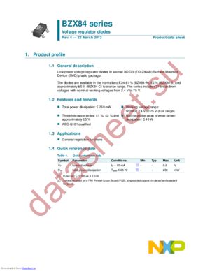 BZX84-C4V3 /T3 datasheet  